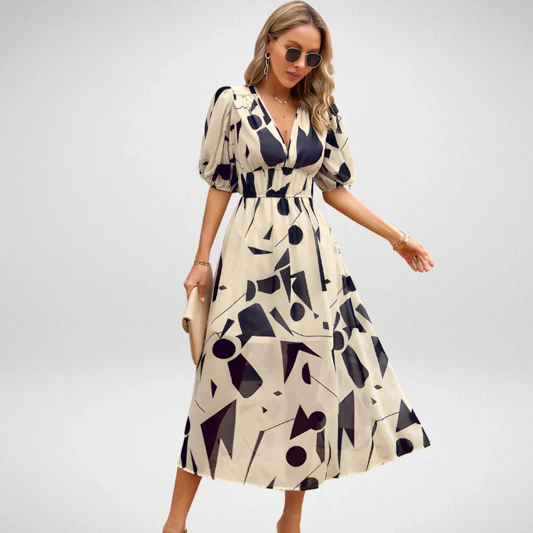 Agnes Elegant Occasion Dress - Image 5