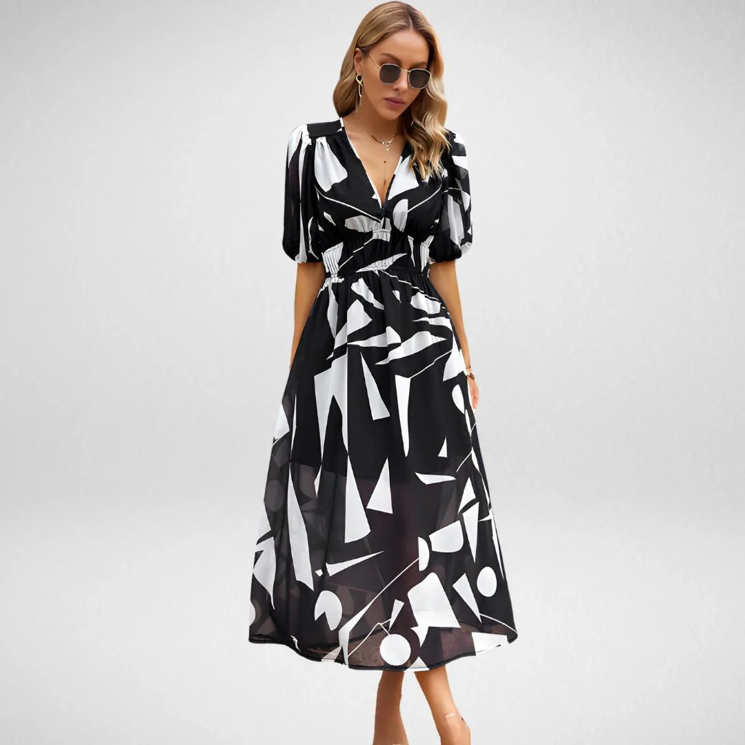 Agnes Elegant Occasion Dress - Image 6