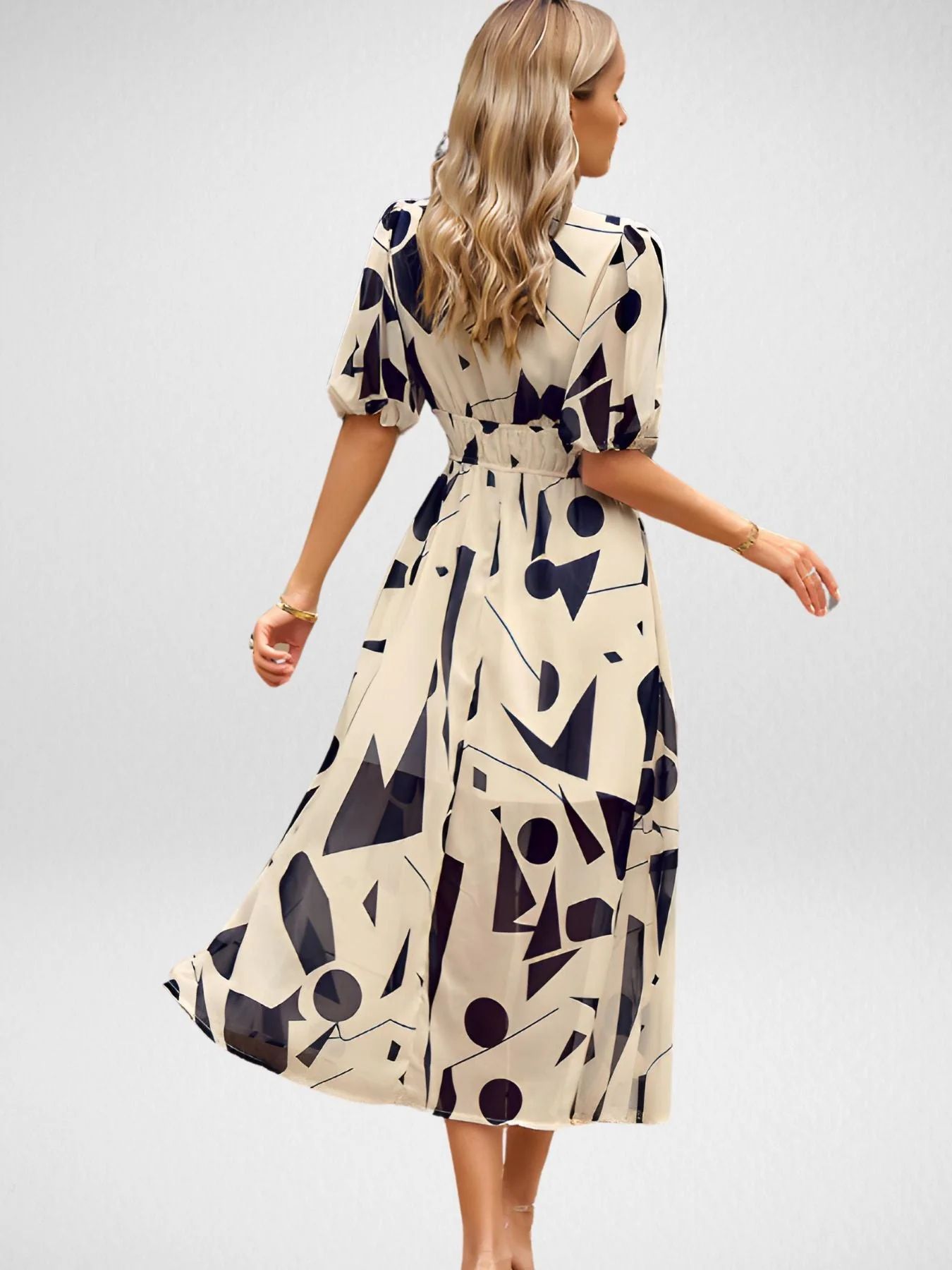 Agnes Elegant Occasion Dress - Image 7