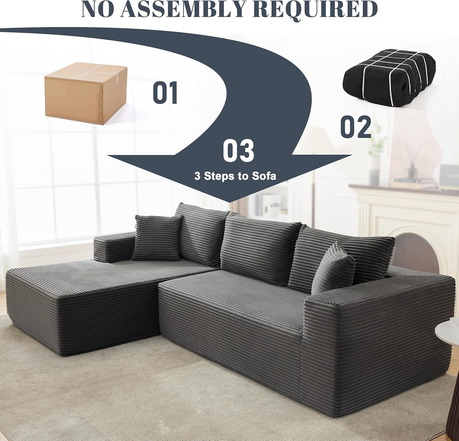 Boneless Cloud Sofa - Image 2