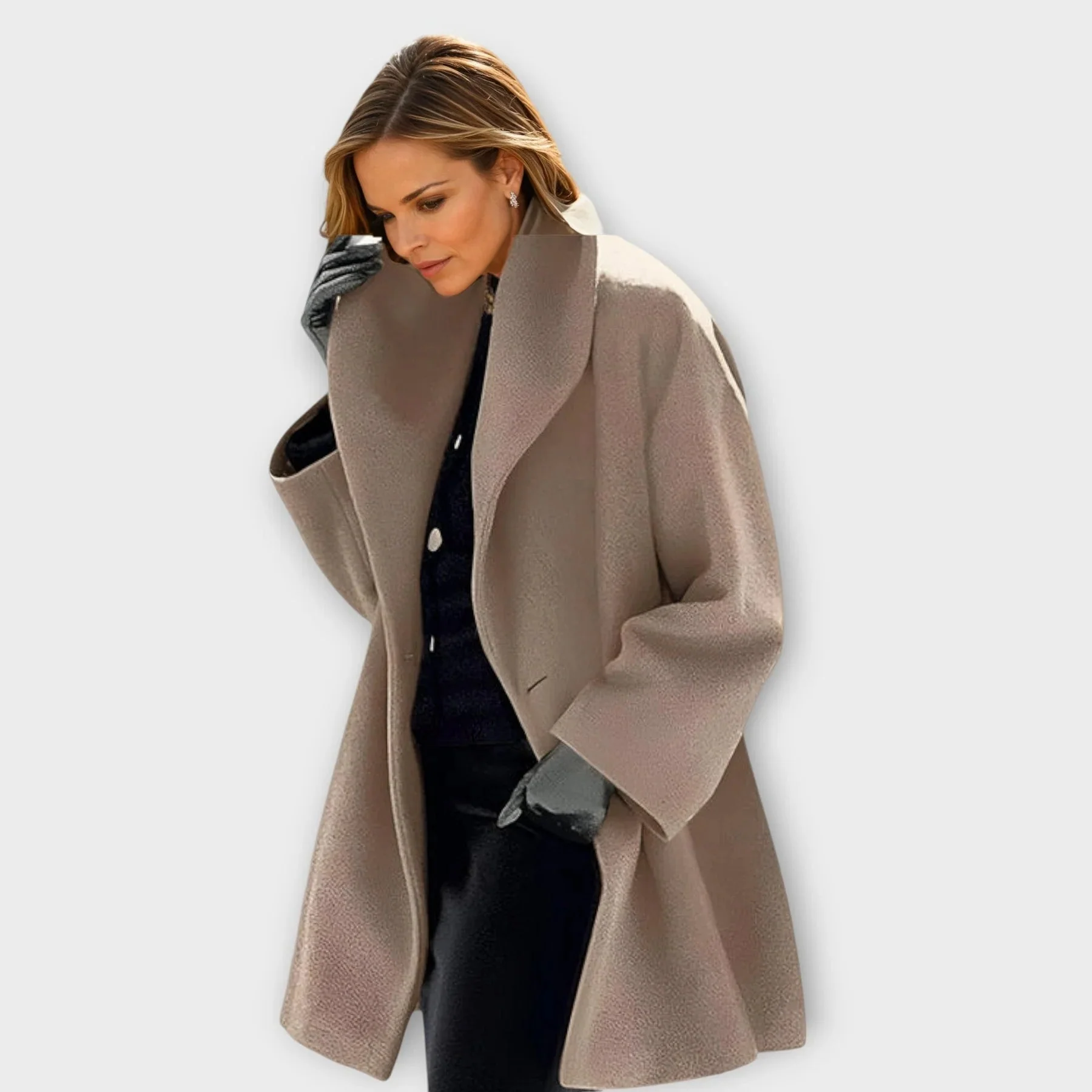 Cozy Chic Women's Wool Coat - Image 4