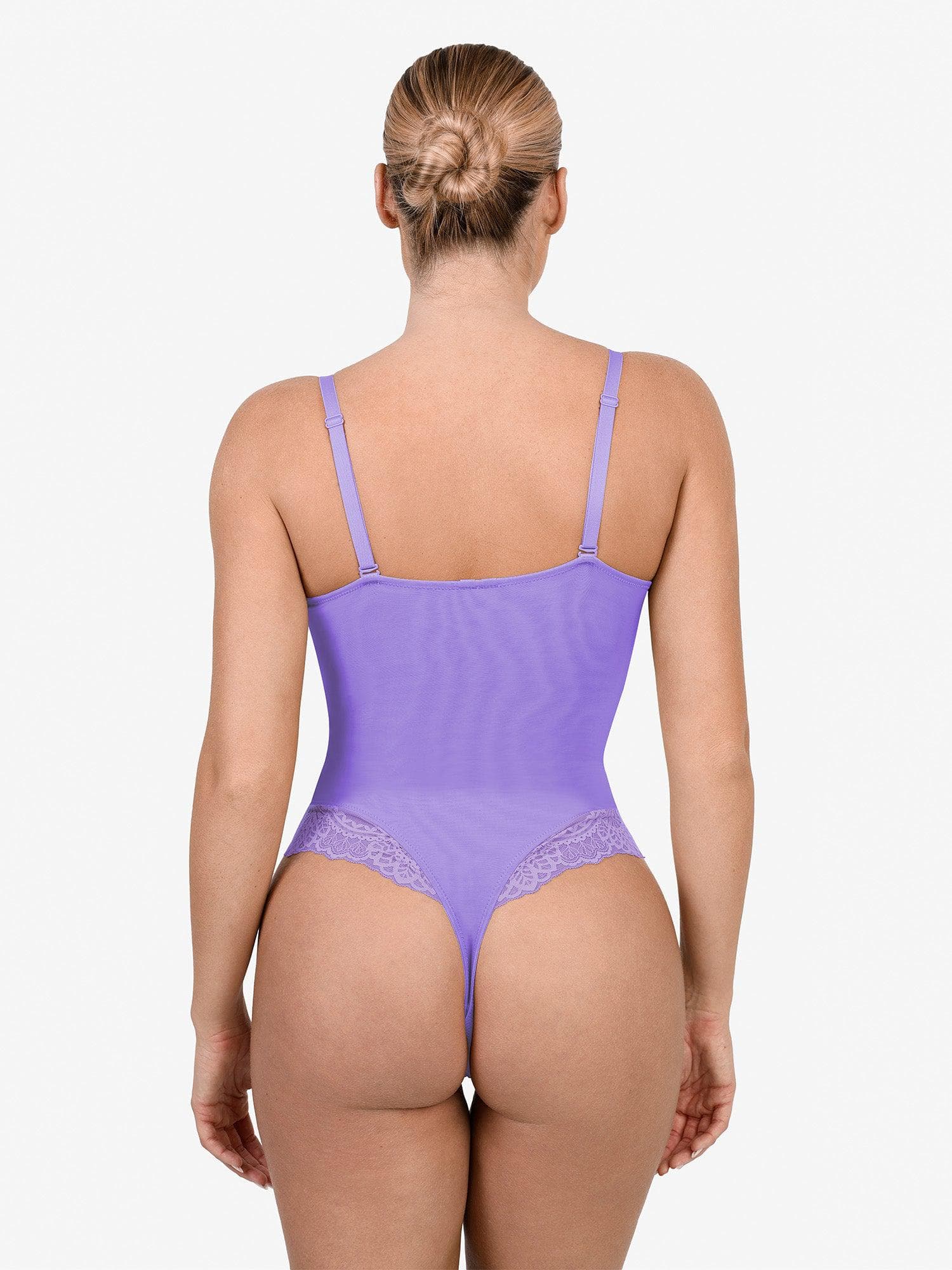 Elegant Lace Shaping Bodysuit - Image 11