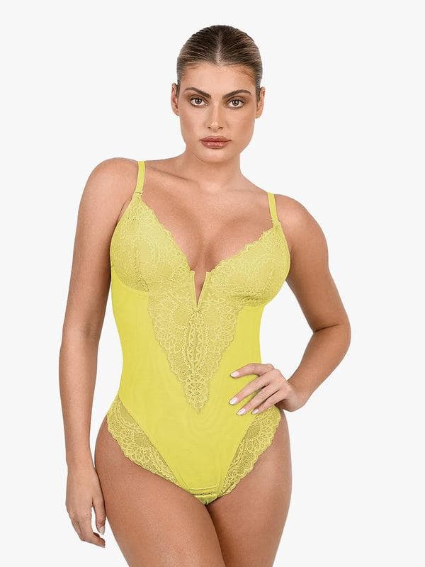 Elegant Lace Shaping Bodysuit - Image 14