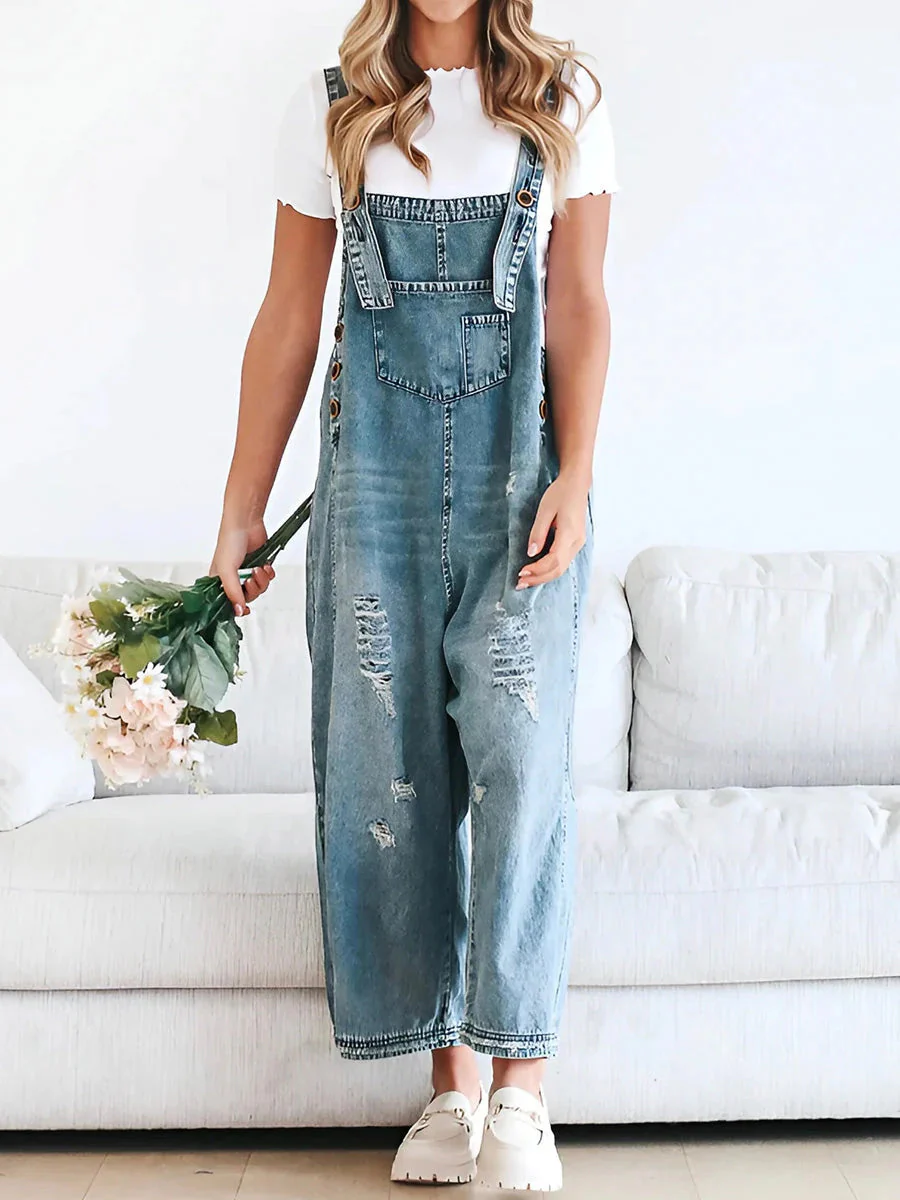 Mandy Denim Overalls - Image 5